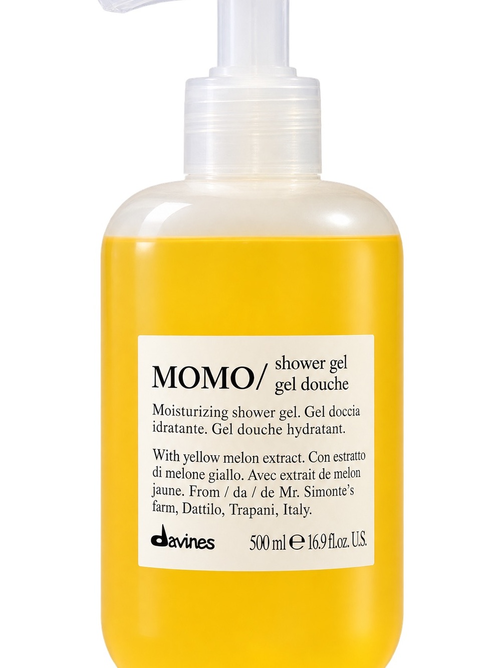 Davines MOMO Yellow Moisturizing Shower Gel
